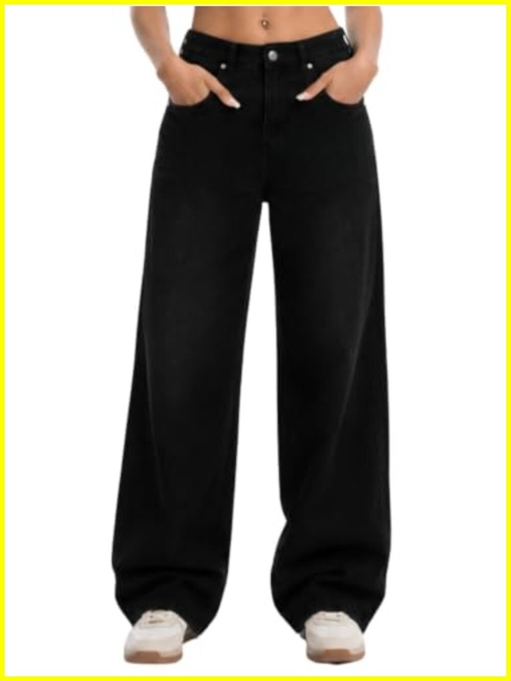 Women's Baggy Wide Leg Boyfriend Jeans Y2K Oversized Denim Pants